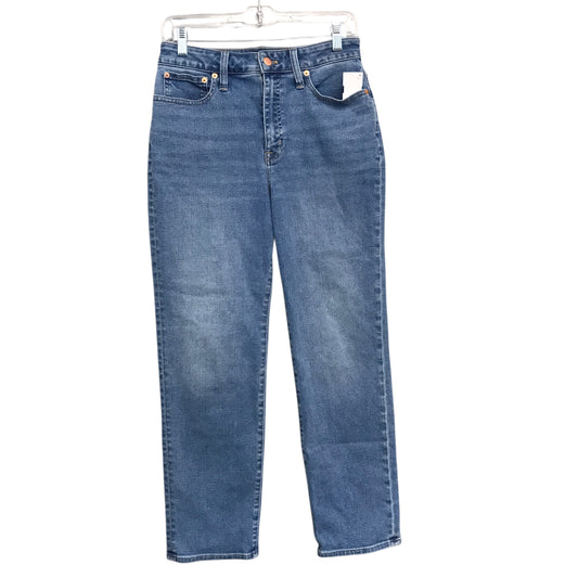 Jeans Straight By J. Crew In Blue Denim, Size:6