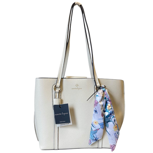 Handbag By Nanette Lepore In Cream, Size:Medium