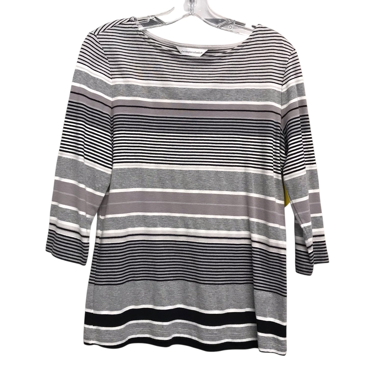 Top Ls By Christopher And Banks In Striped Pattern, Size:M