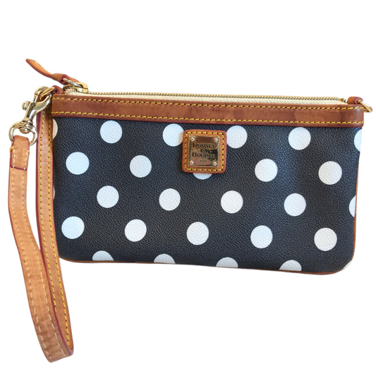 Wristlet Designer By Dooney And Bourke In Polkadot Pattern, Size:Small