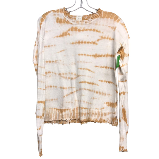 Top Ls By Roan & Ryan In Tan & White, Size:S