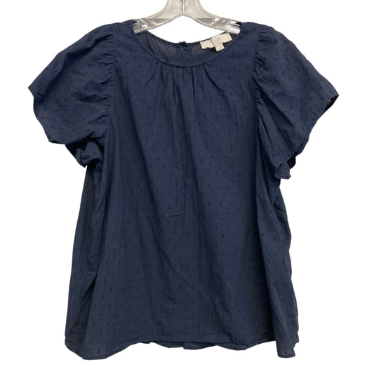 Top Ss By Loft In Navy, Size:L