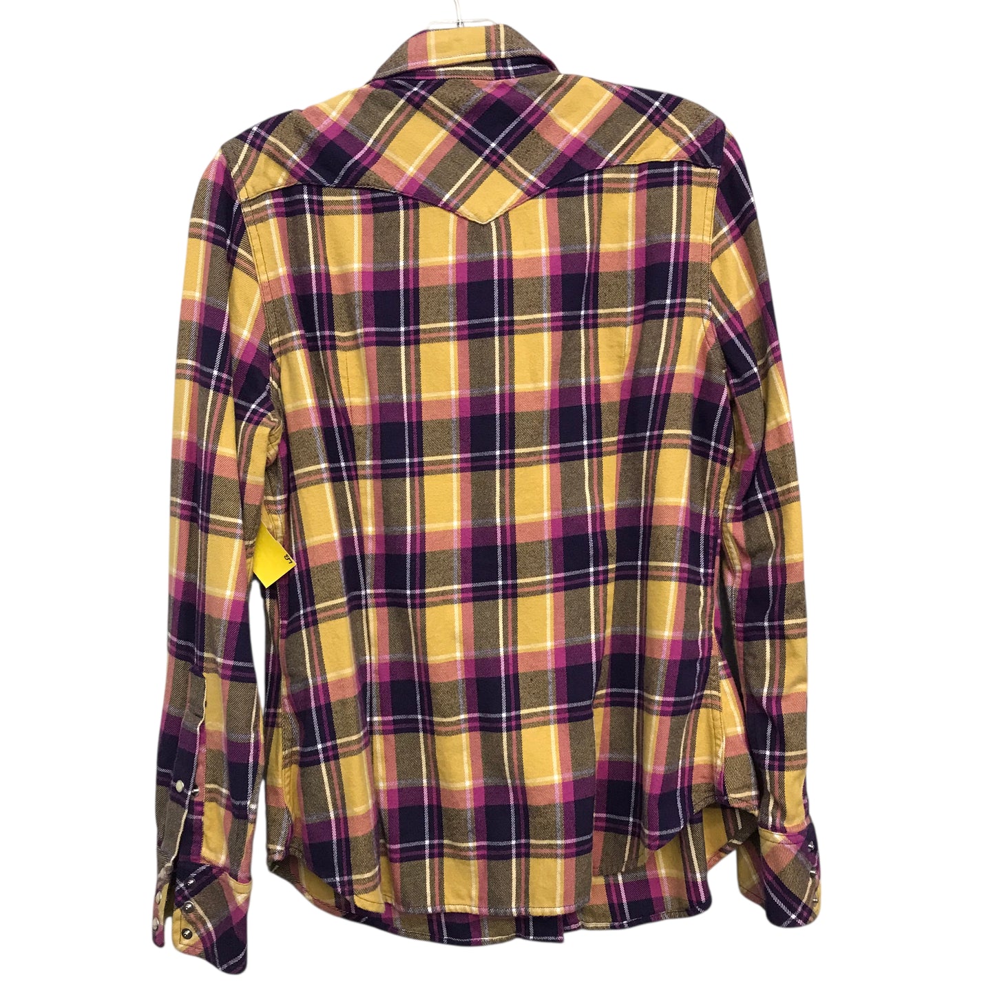 Top Ls By Levis In Plaid Pattern, Size:L