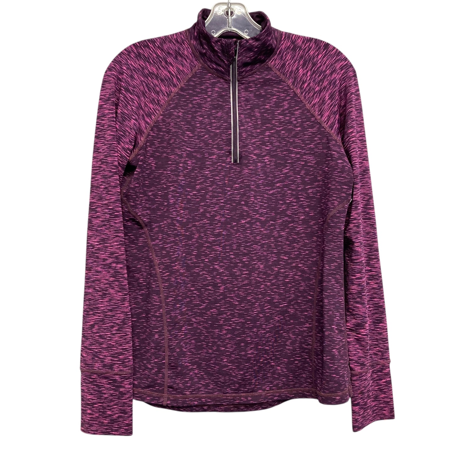 Athletic Top Ls Collar By Ideology In Purple, Size:S