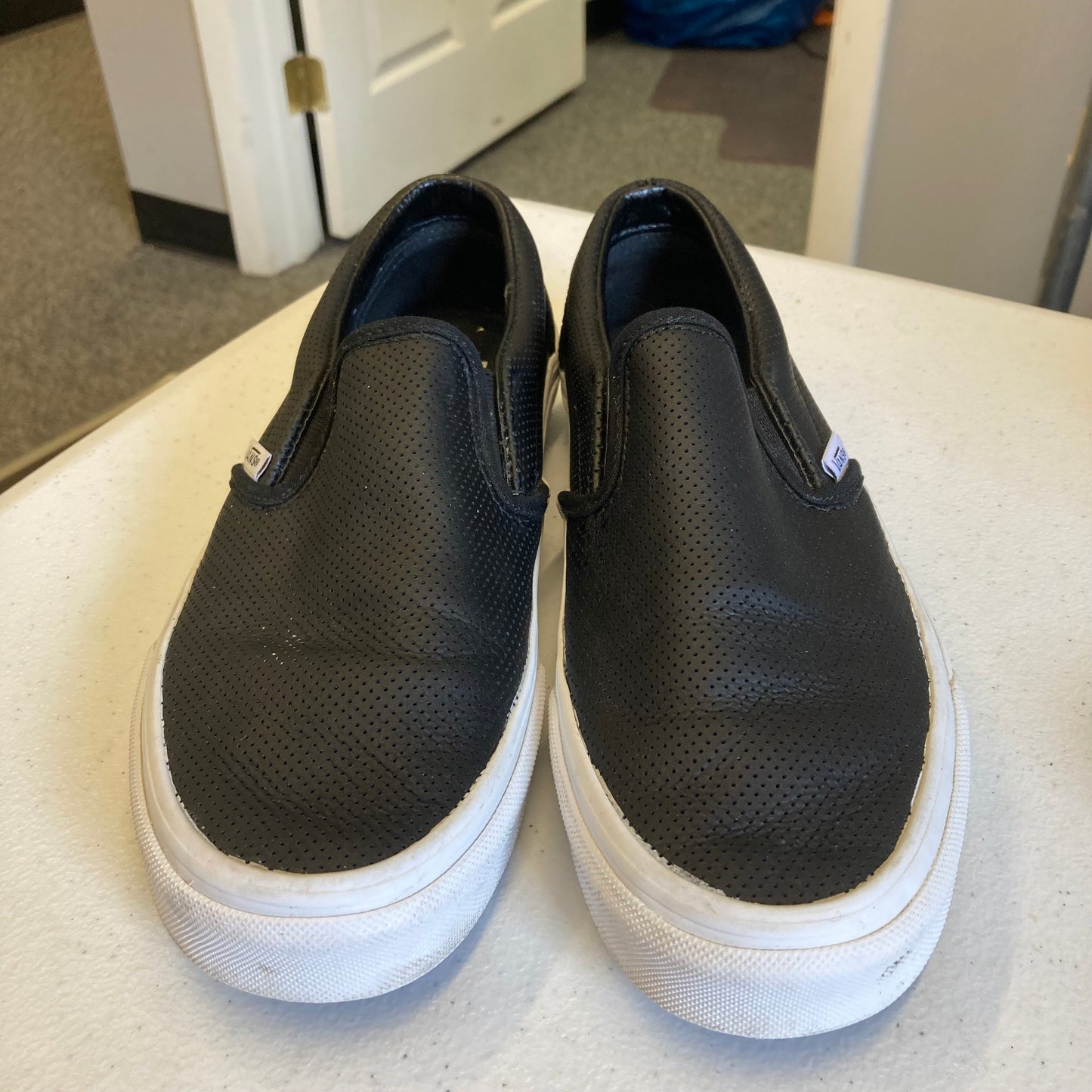 Shoes Sneakers By Vans In Black & White, Size:8