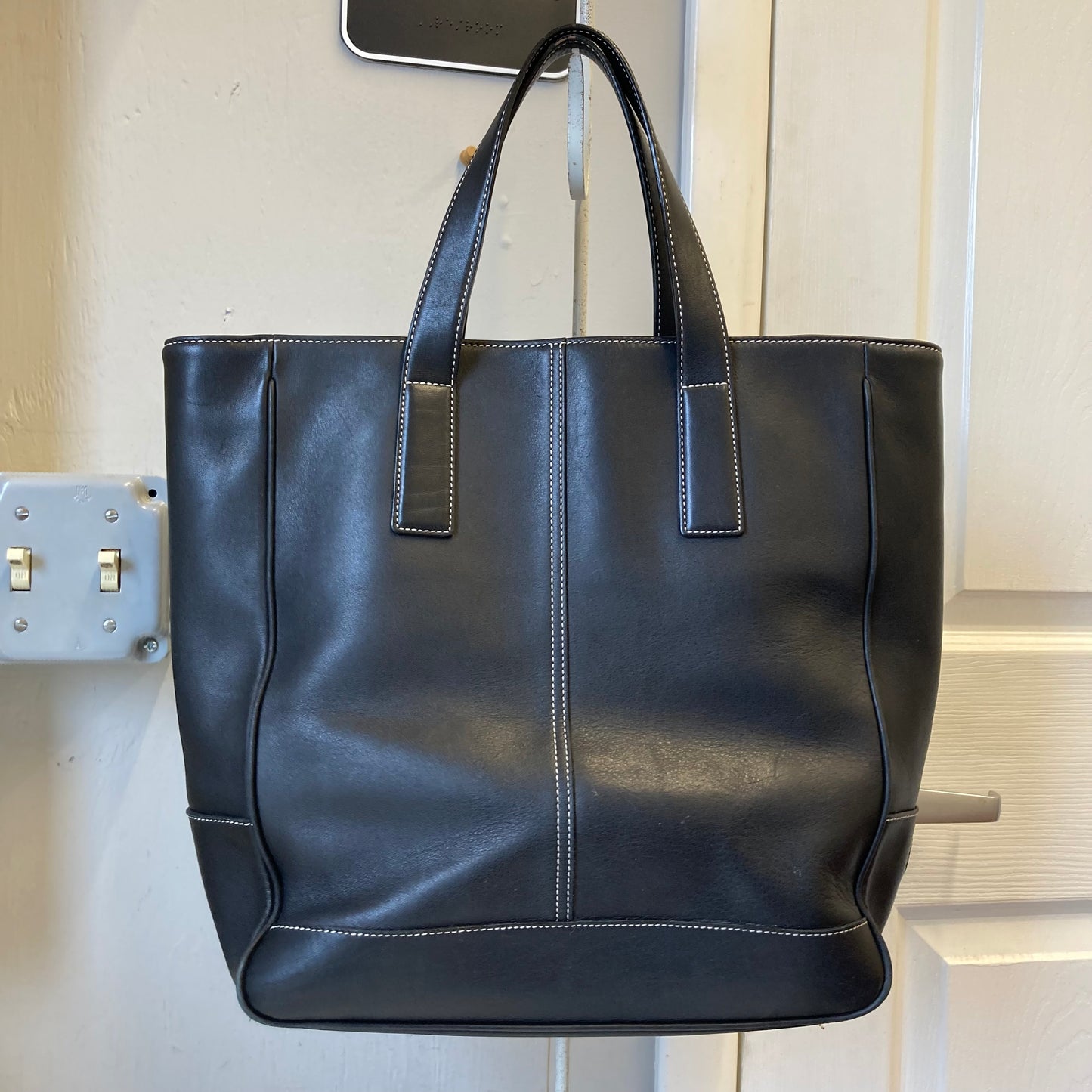 Tote Designer By Coach In Black, Size:Large