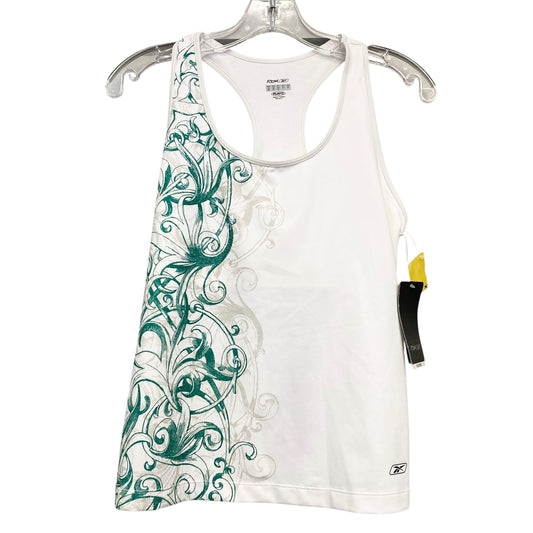 Athletic Tank Top By Reebok In White, Size:M