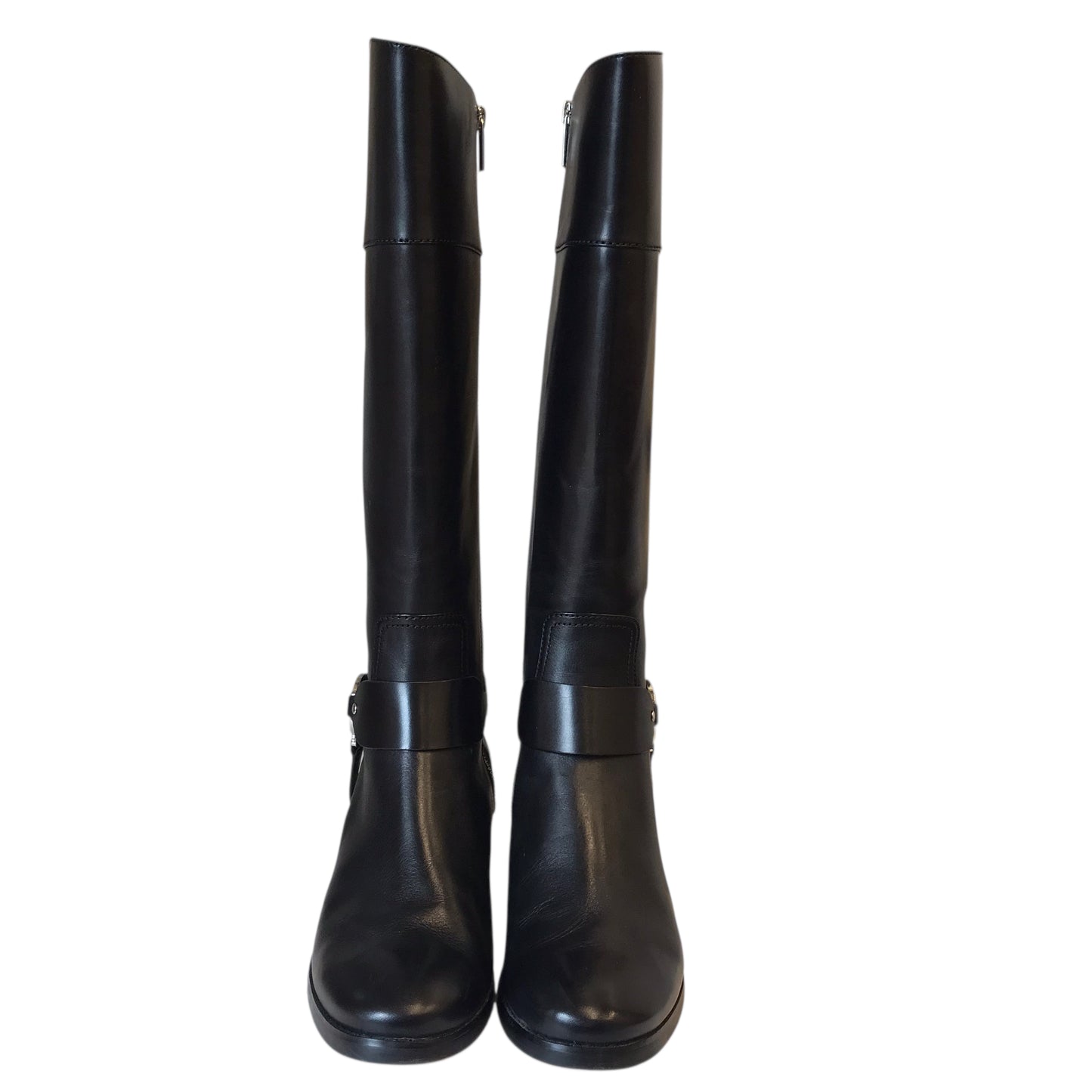 Boots Knee Flats By Michael By Michael Kors In Black, Size:9