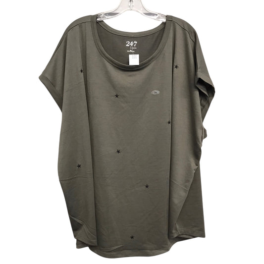 Top Ss By Maurices In Green, Size:3X