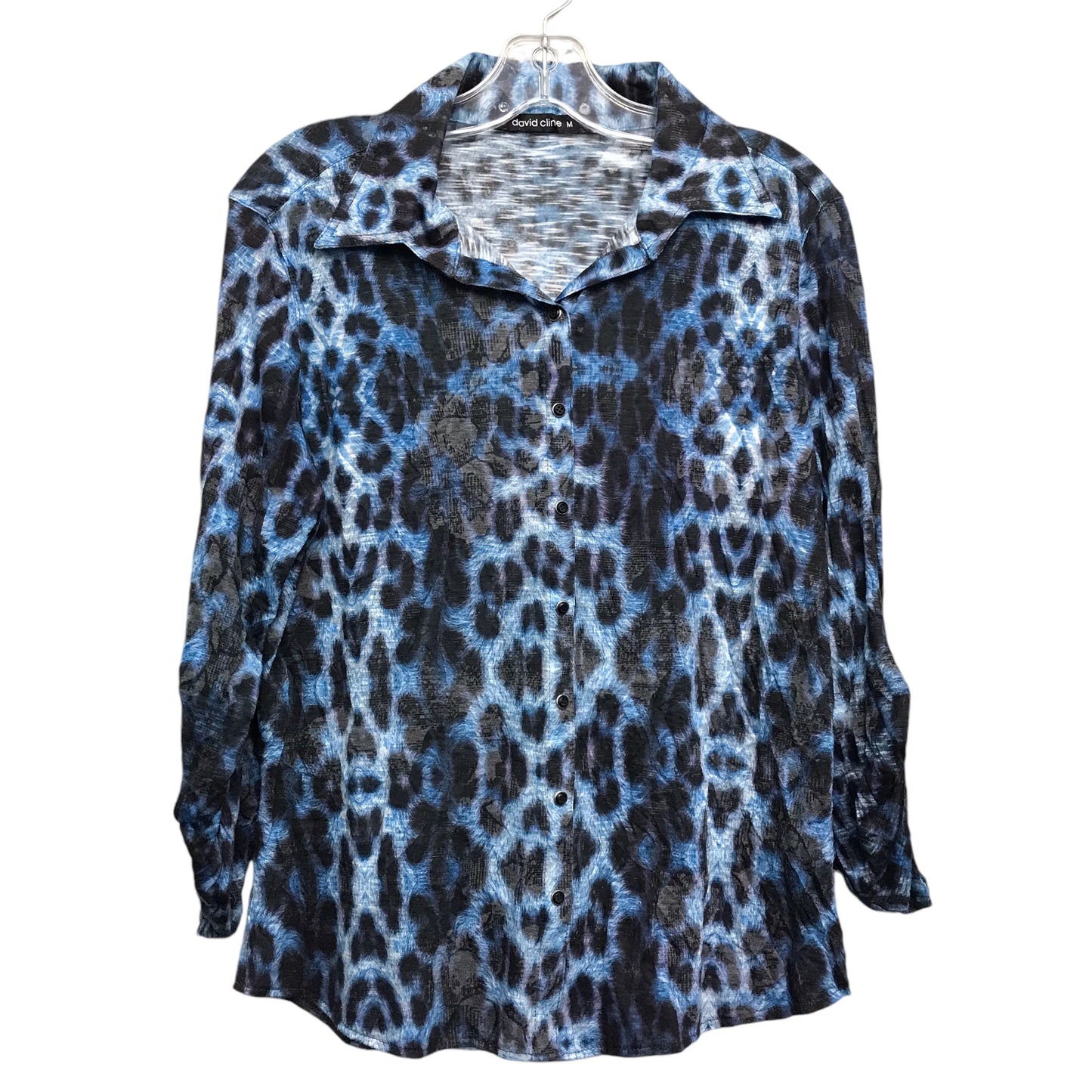 Top Ls By David Cline In Black & Blue, Size:M