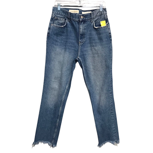 Jeans Skinny By Pilcro In Blue Denim, Size:8