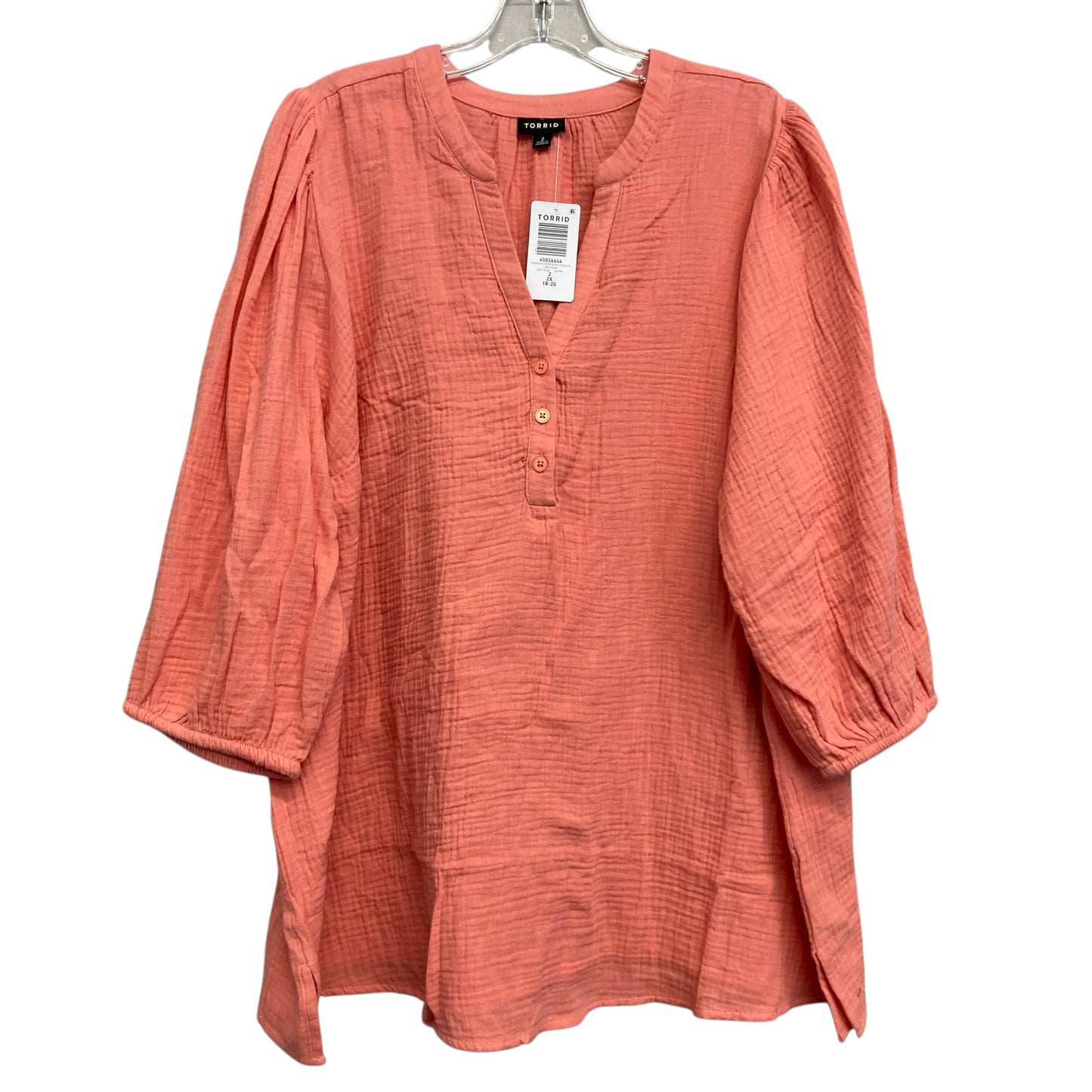 Top Ls By Torrid In Coral, Size:2X
