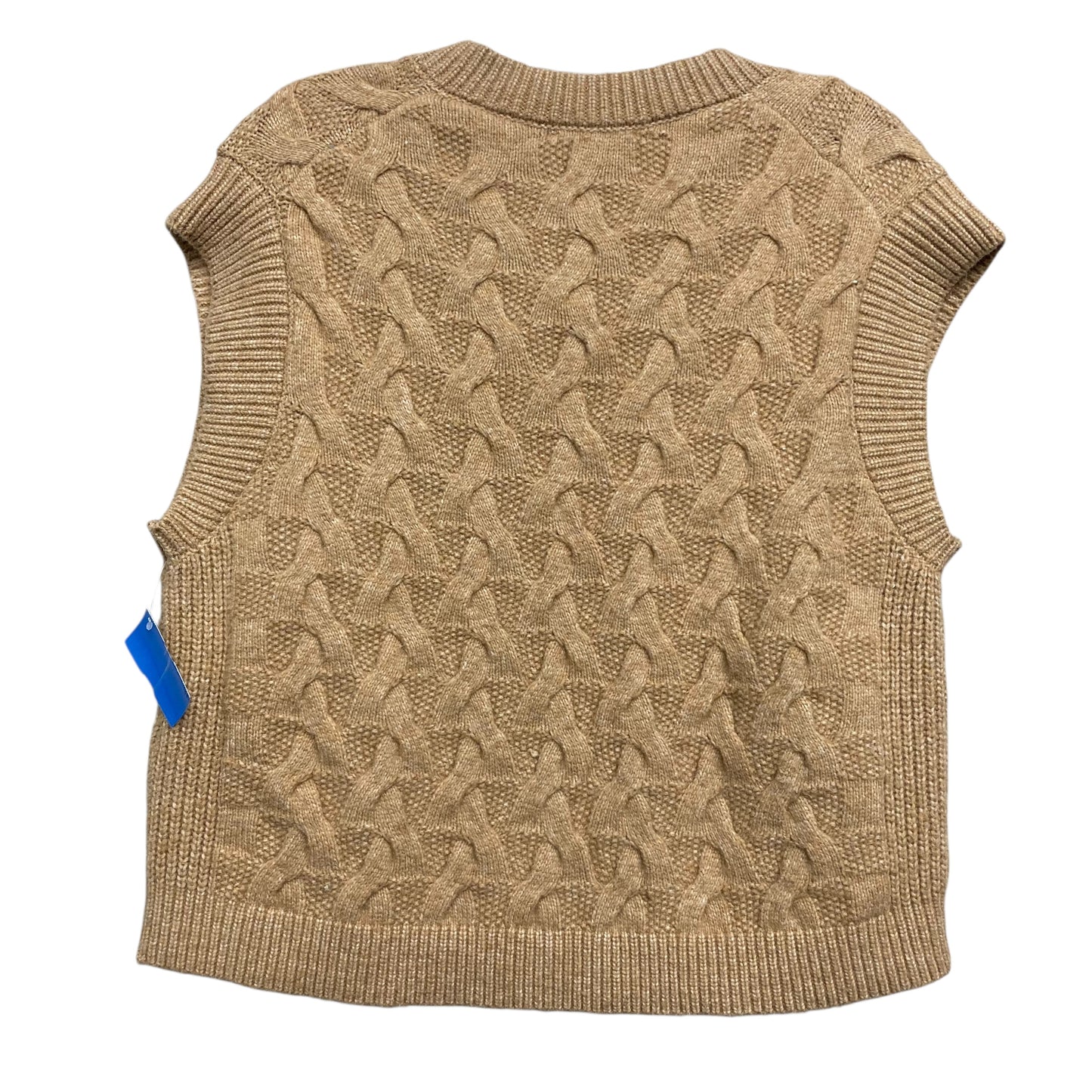 Vest Sweater By On 34Th In Tan, Size:S