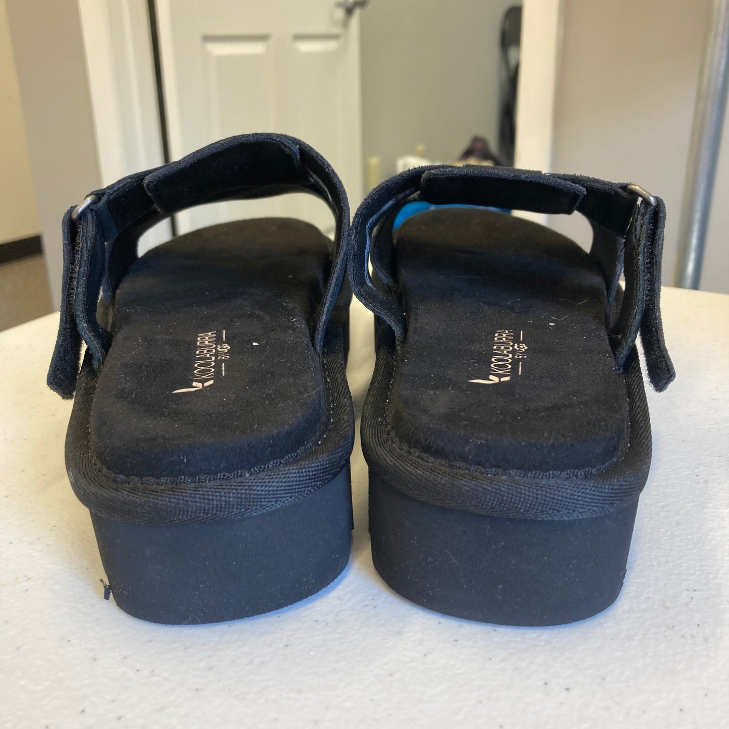 Sandals Heels Platform By Koolaburra By Ugg In Black, Size:7