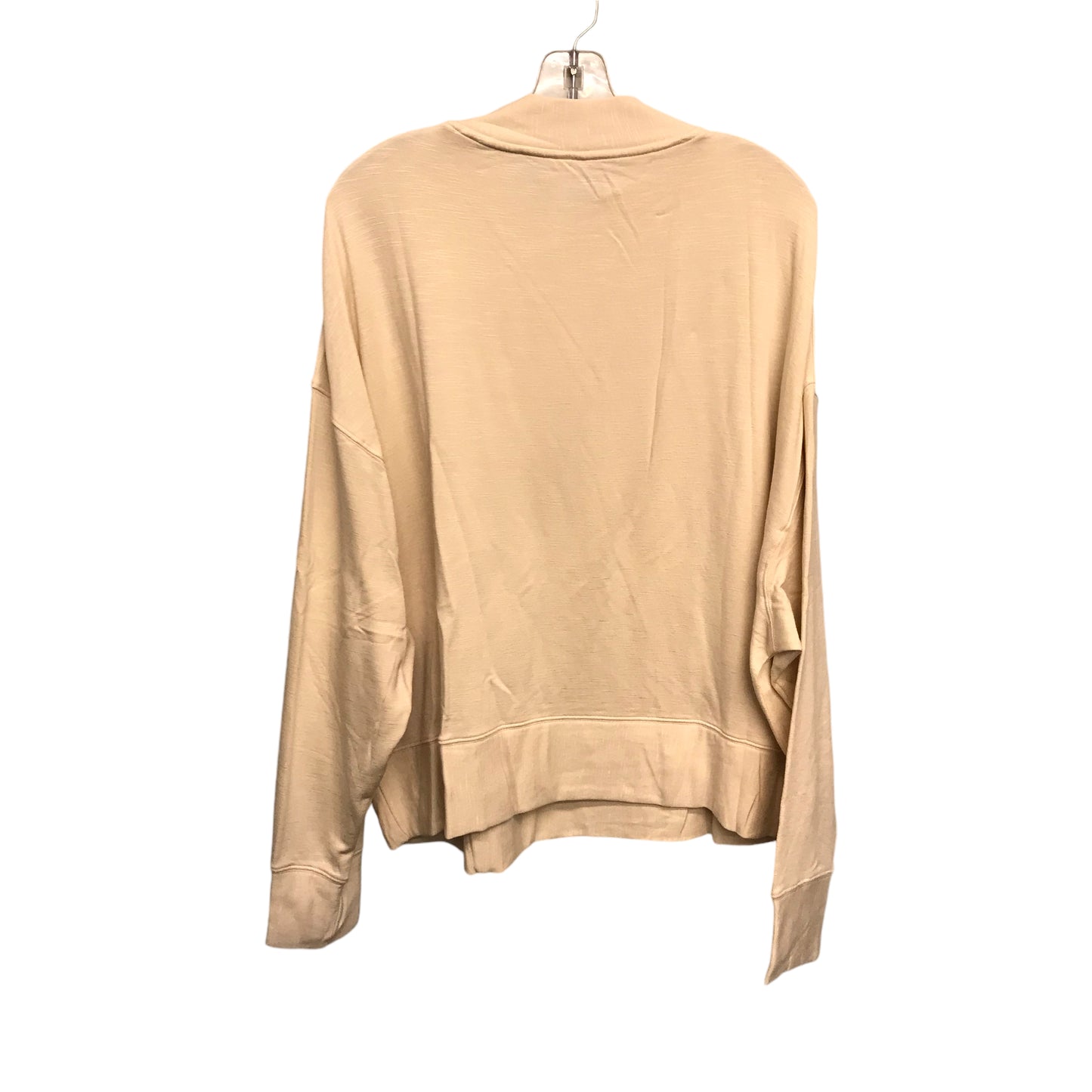 Athletic Sweatshirt Crewneck By Fabletics In Cream, Size:2X