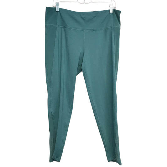 Athletic Leggings Capris By Dsg Outerwear In Green, Size:Xl