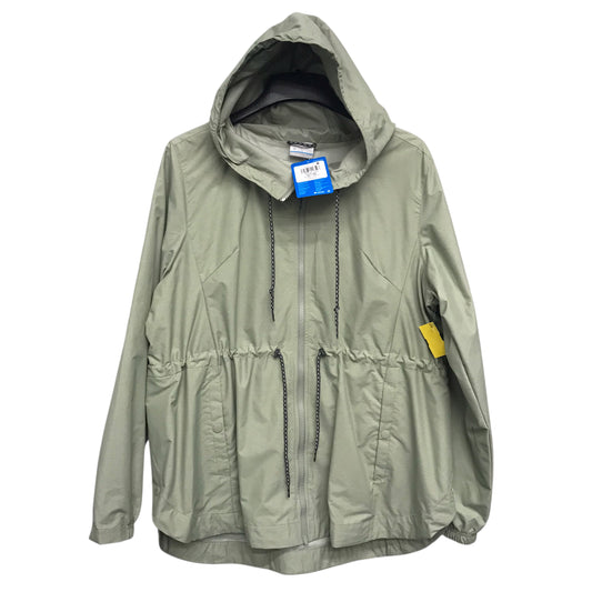 Jacket Windbreaker By Columbia In Green, Size:Xl