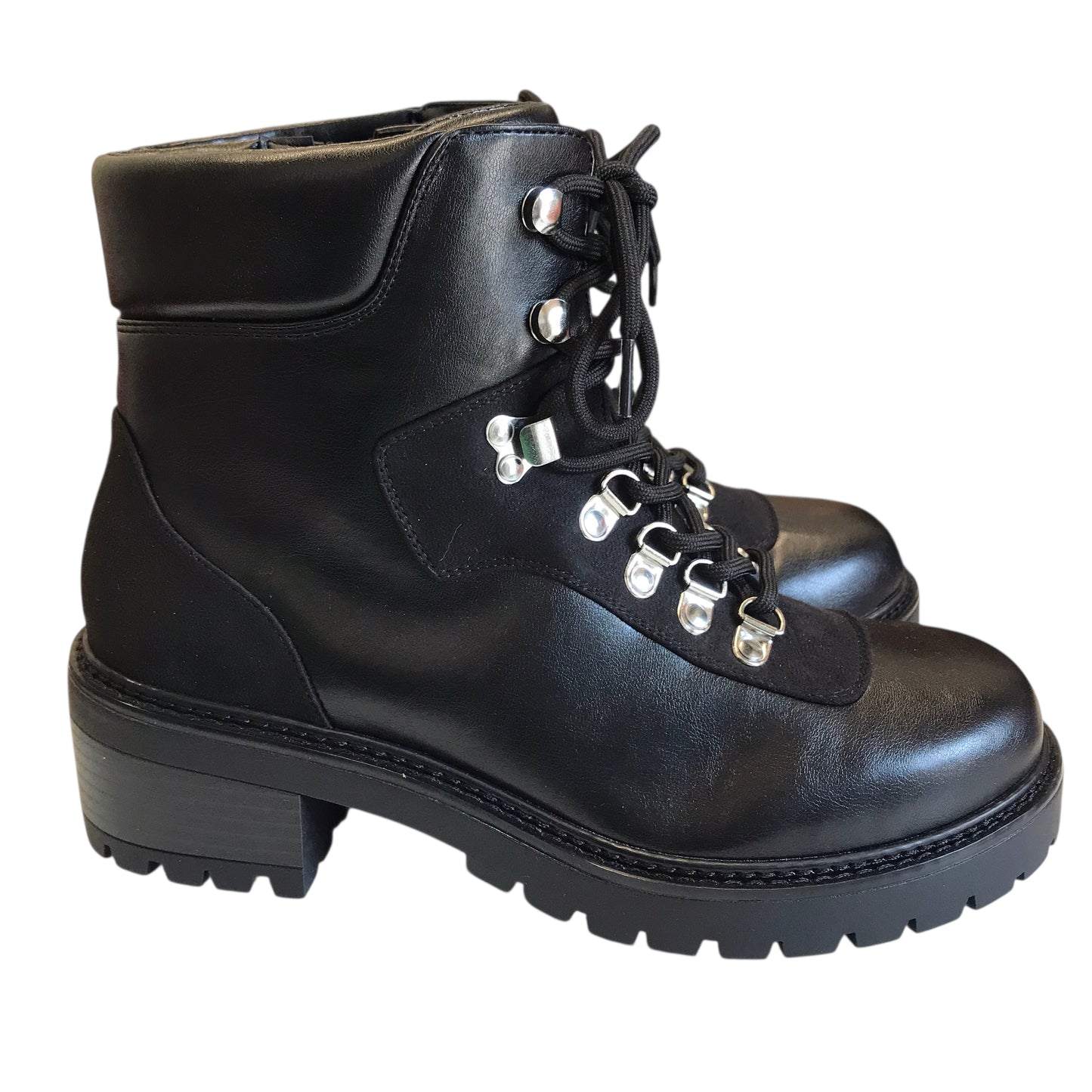 Boots Combat By Torrid In Black, Size:9.5
