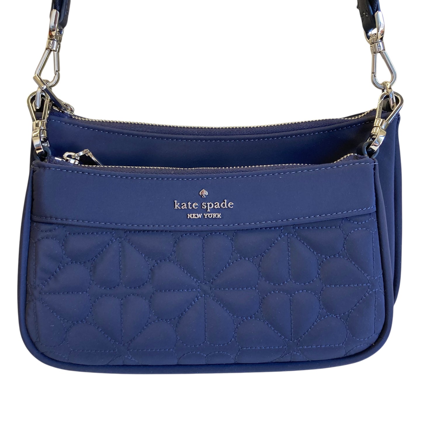 Handbag Designer By Kate Spade In Navy, Size:Small