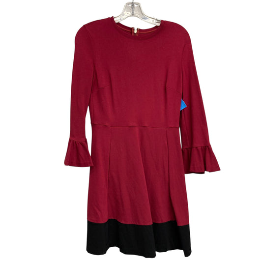 Dress Designer By Kate Spade In Black & Red, Size:S