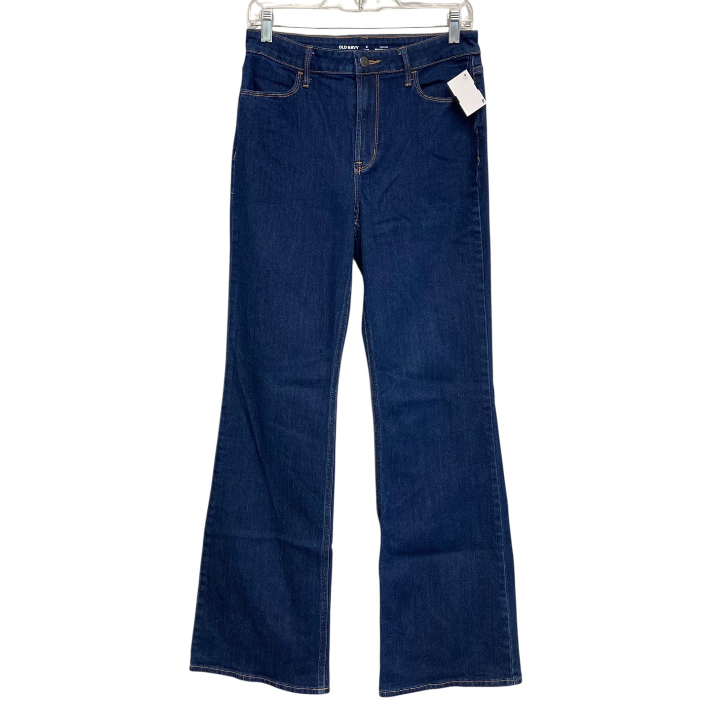 Jeans Flared By Old Navy In Blue Denim, Size:8L