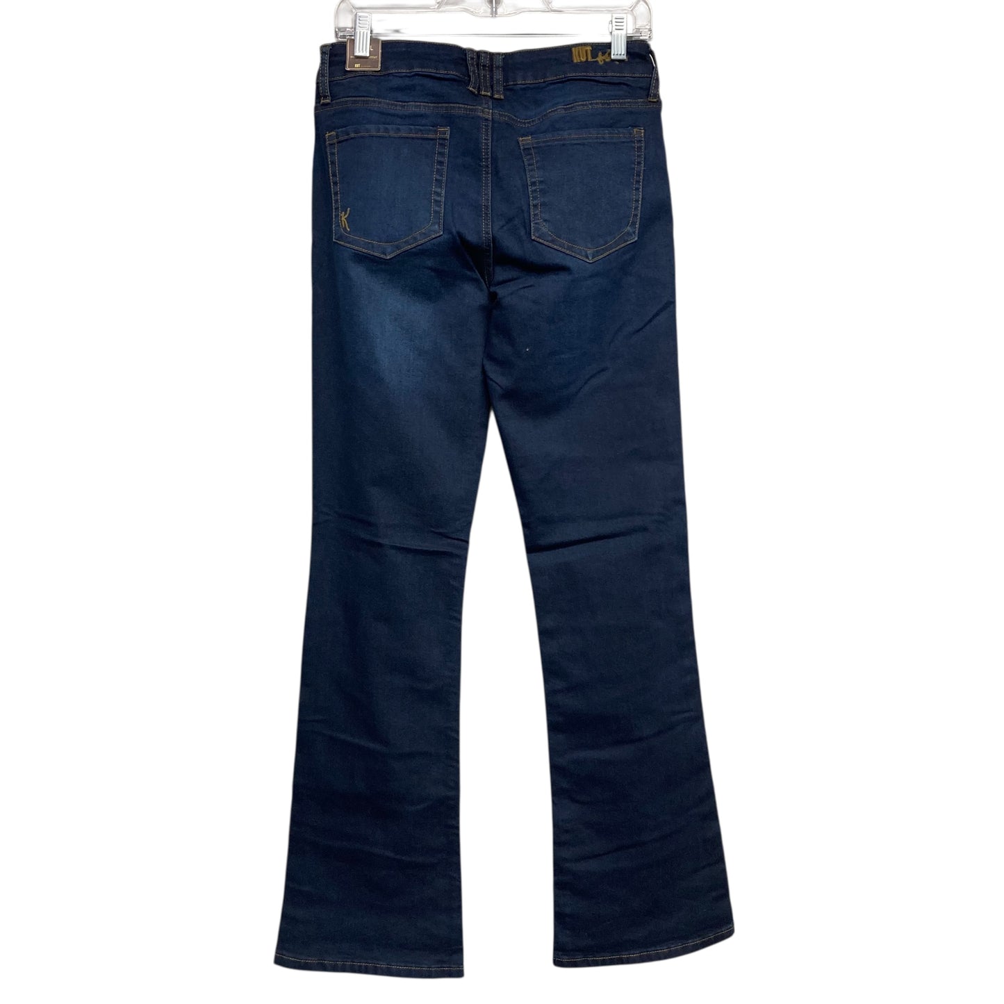 Jeans Flared By Kut In Blue Denim, Size:6