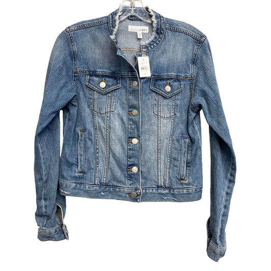 Jacket Denim By Loft In Blue, Size:S