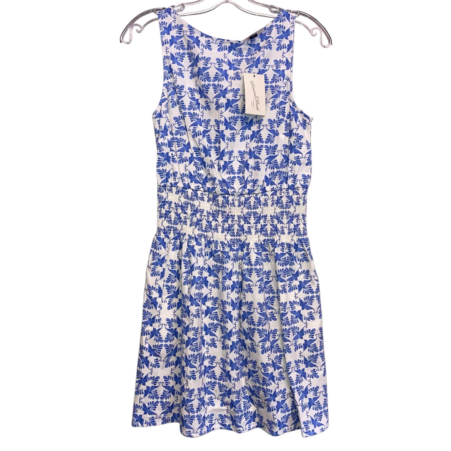 Dress Casual Short By Universal Thread In Blue & White, Size:Xs