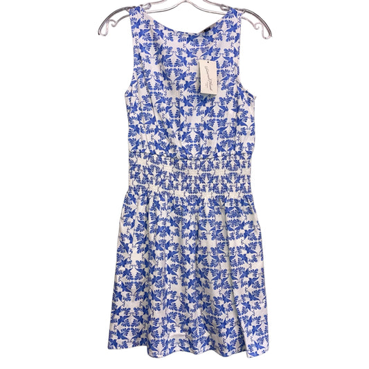Dress Casual Short By Universal Thread In Blue & White, Size:Xs