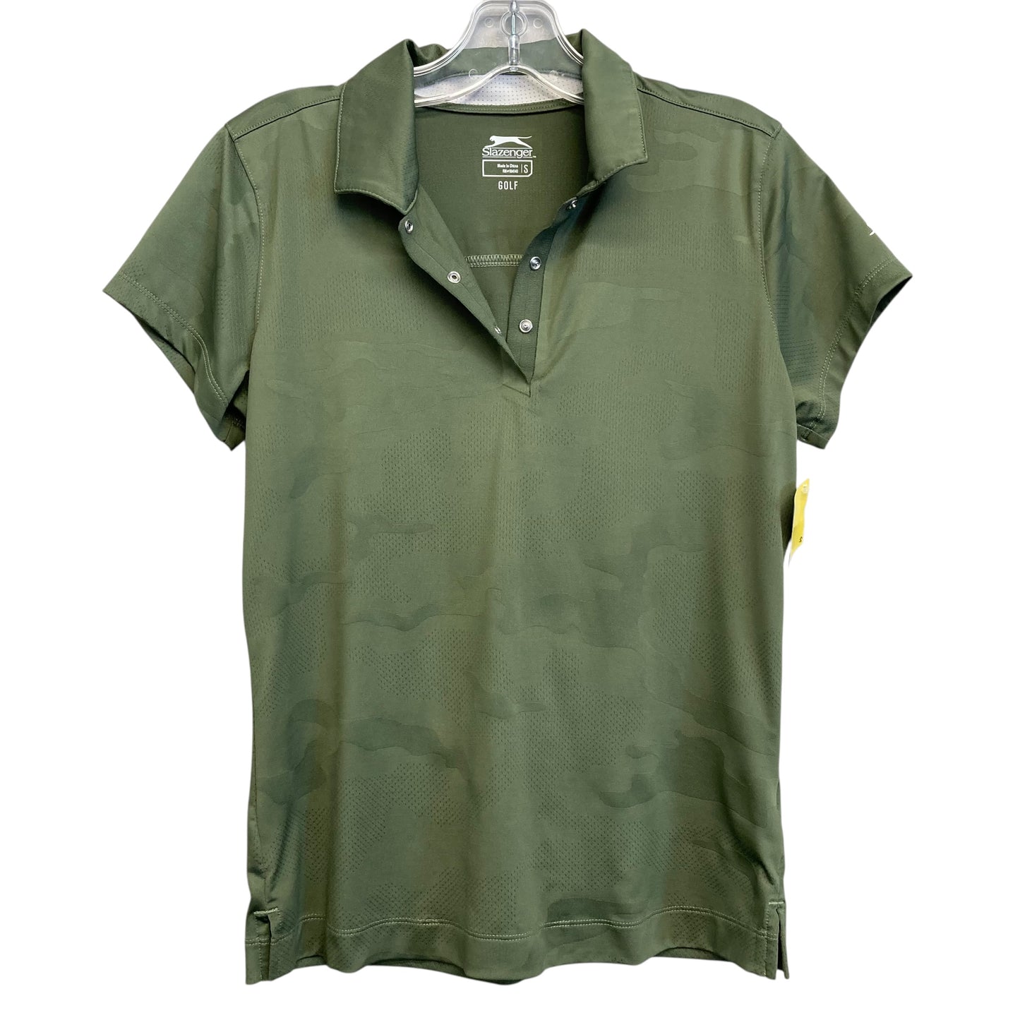 Athletic Top Ss By Slazenger In Green, Size:S