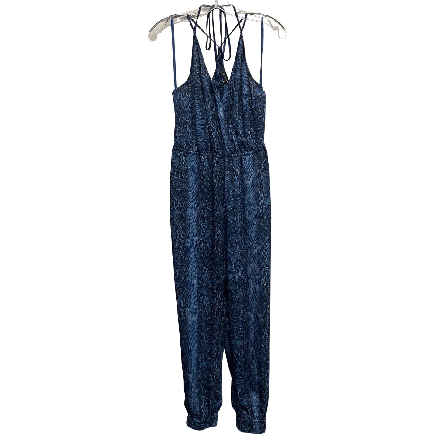 Jumpsuit By Bcbgmaxazria In Snakeskin Print, Size:M