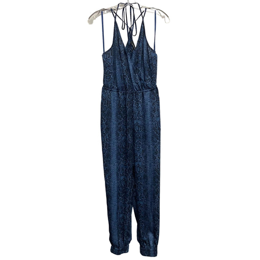 Jumpsuit By Bcbgmaxazria In Snakeskin Print, Size:M