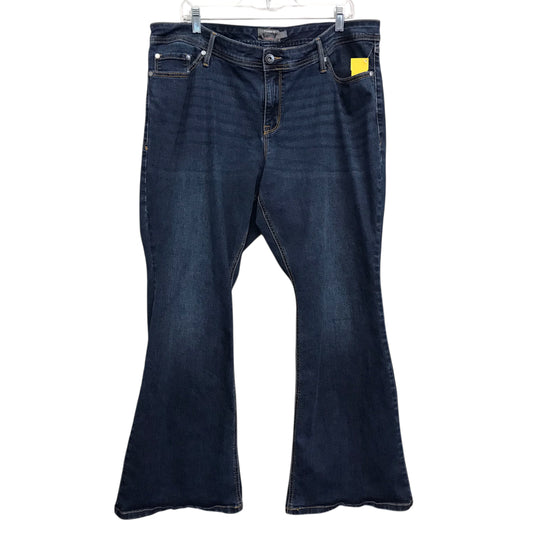 Jeans Boot Cut By Torrid In Blue Denim, Size:20