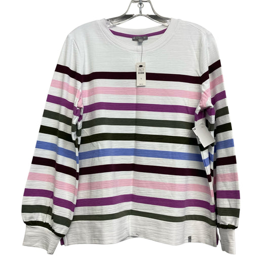Top Ls By Talbots In Purple & White, Size:S