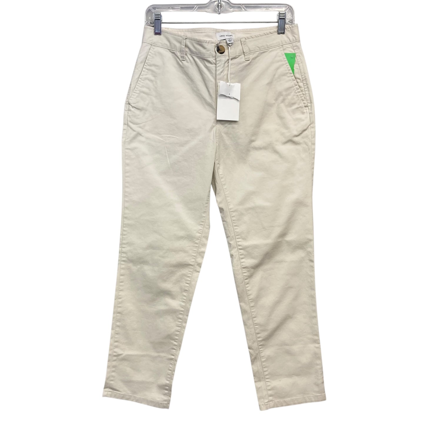 Pants Chinos & Khakis By Free Assembly In Beige, Size:2