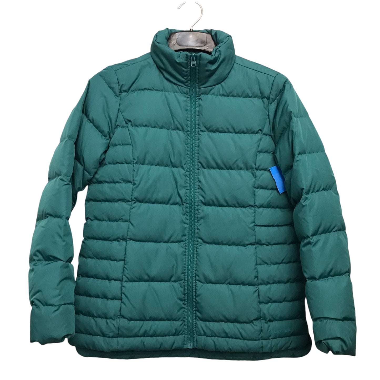 Coat Puffer & Quilted By Lands End In Green, Size:Xs