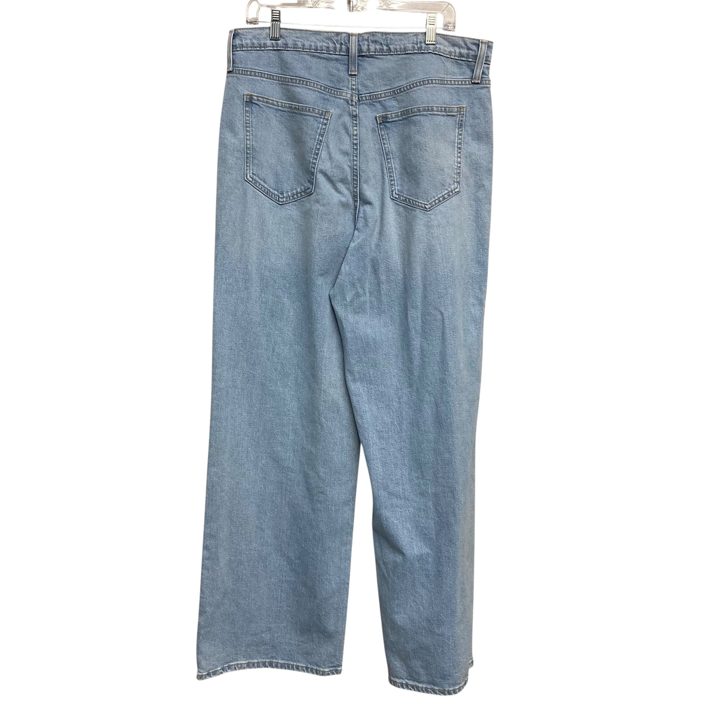Jeans Wide Leg By Universal Thread In Blue Denim, Size:14