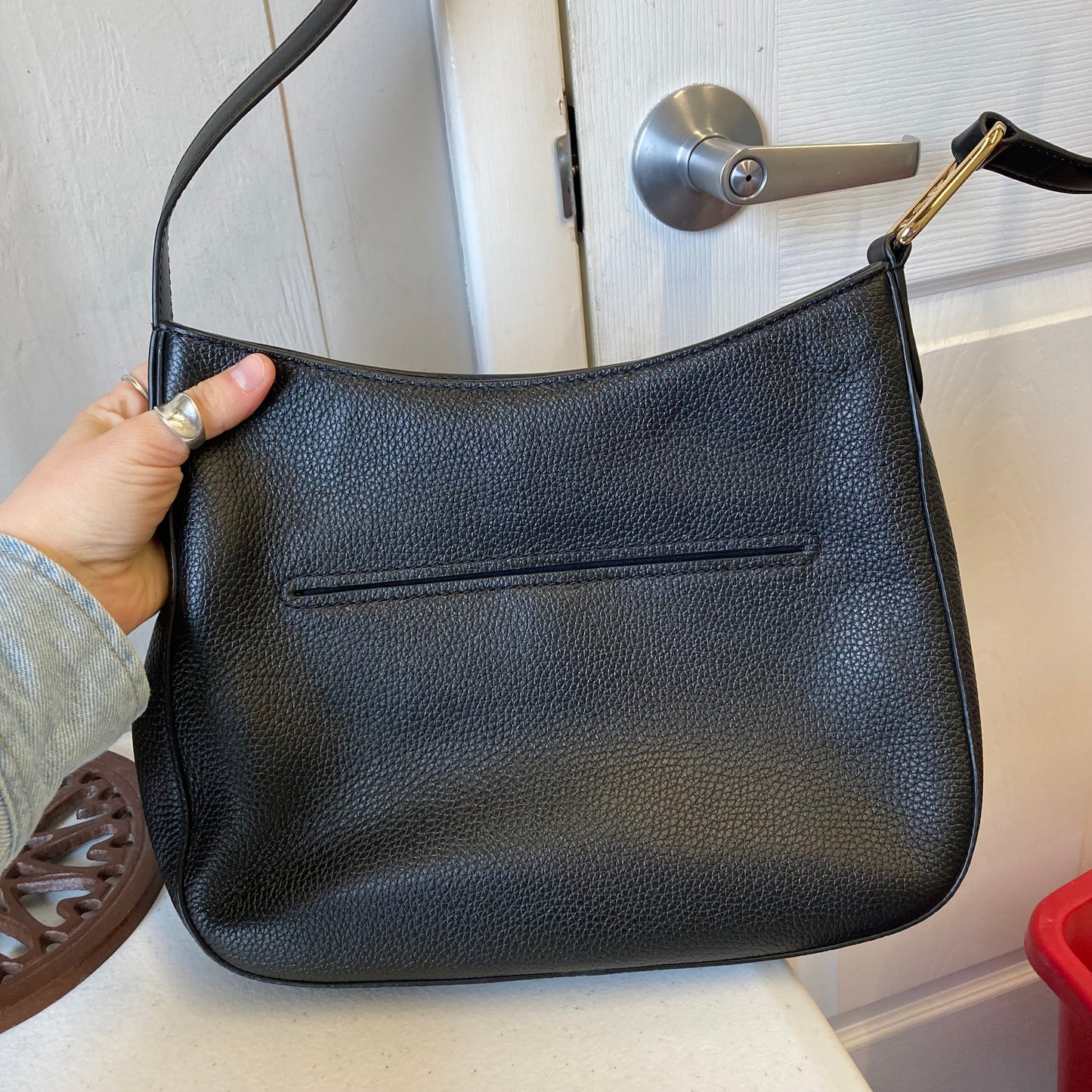 Crossbody Designer By Michael Kors In Black, Size:Medium