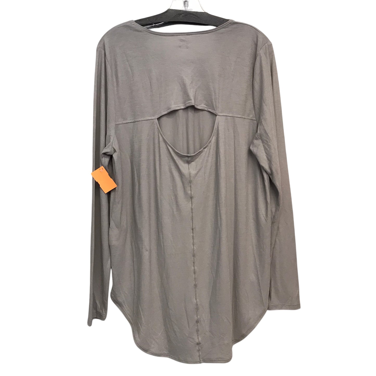 Athletic Top Ls Crewneck By Under Armour In Grey, Size:Xl