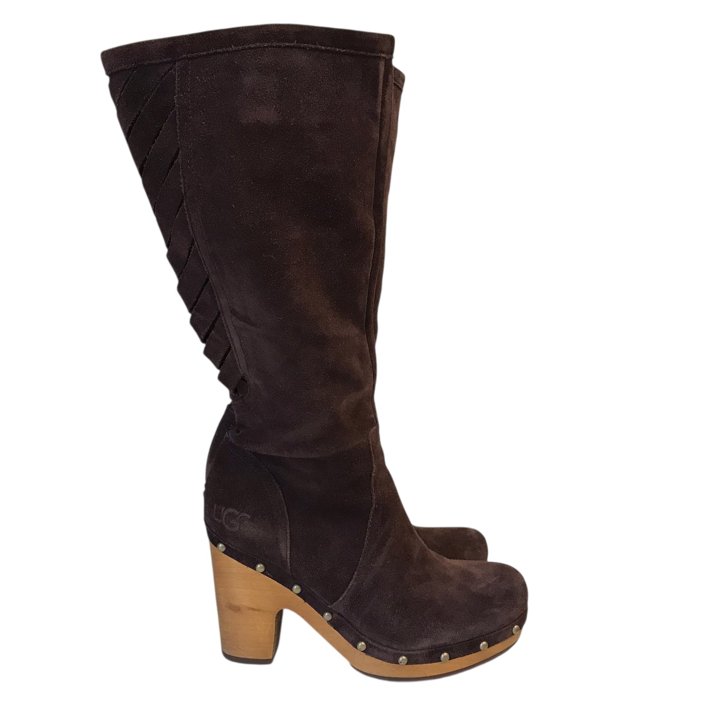 Boots Designer By Ugg In Brown, Size:8