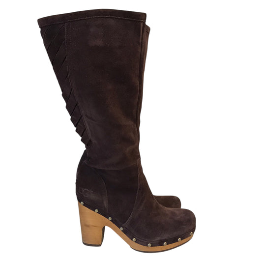Boots Designer By Ugg In Brown, Size:8