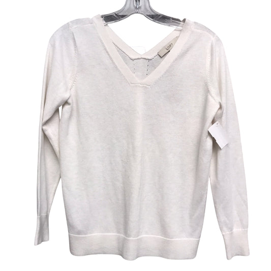 Sweater By Loft In White, Size:Sp