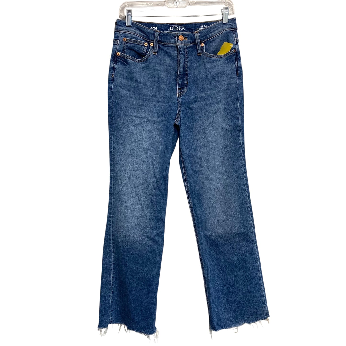 Jeans Boot Cut By J. Crew In Blue Denim, Size:8