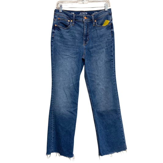 Jeans Boot Cut By J. Crew In Blue Denim, Size:8