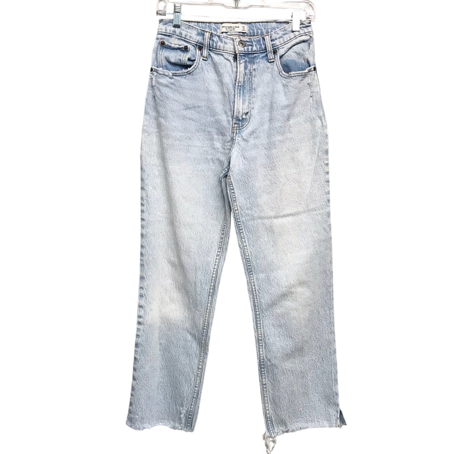 Jeans Boot Cut By Abercrombie And Fitch In Blue Denim, Size:4