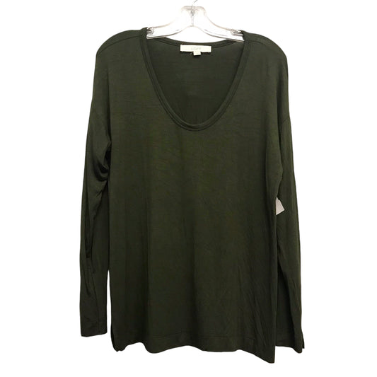 Top Ls Basic By Loft In Green, Size:M