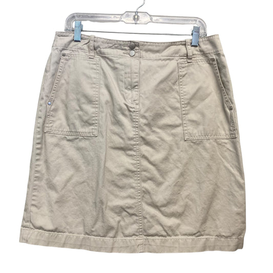 Skirt Mini & Short By Bass In Tan, Size:10
