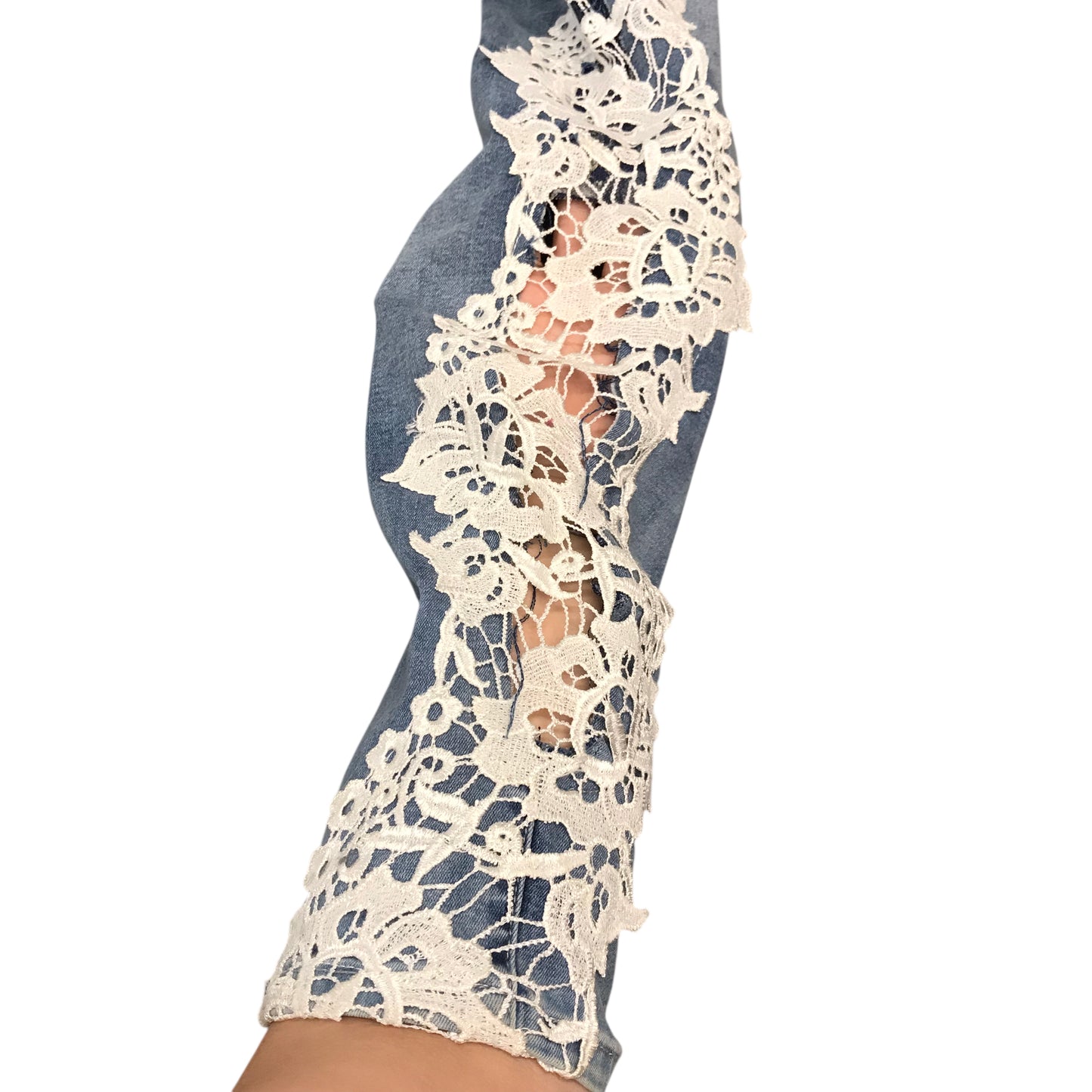 Jeans Boot Cut By K. Jordan In Blue Denim, Size:20