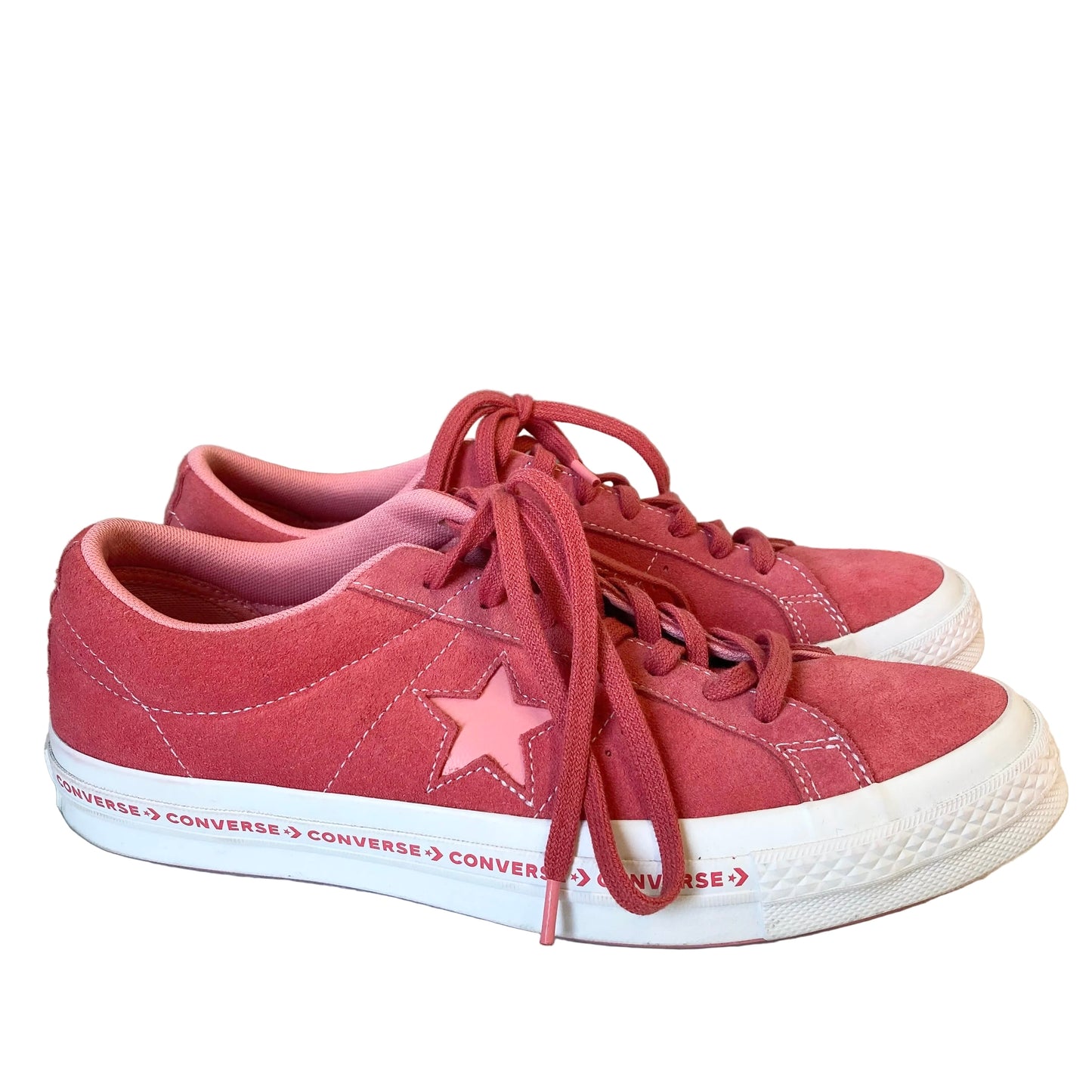 Shoes Sneakers By Converse In Coral, Size:11