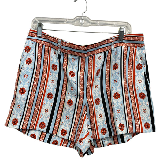 Shorts By Loft In Blue & Red & White, Size:8